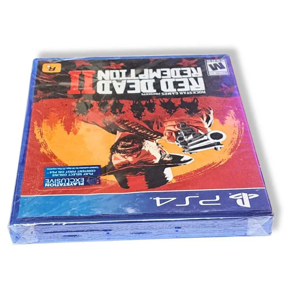 Rockstar Games Red Dead Redemption II PS4 Blue Western Action Adventure Game New